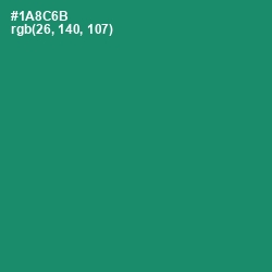 #1A8C6B - Elf Green Color Image