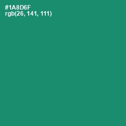 #1A8D6F - Elf Green Color Image