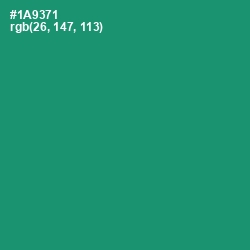 #1A9371 - Elf Green Color Image