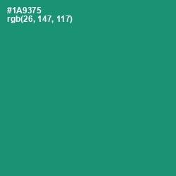 #1A9375 - Elf Green Color Image