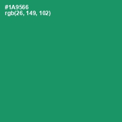 #1A9566 - Elf Green Color Image