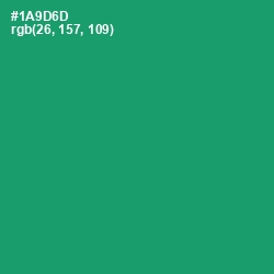 #1A9D6D - Elf Green Color Image