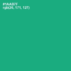 #1AAB7F - Jade Color Image