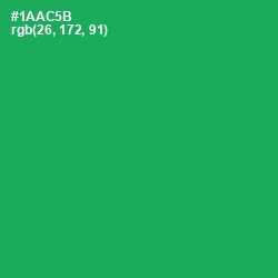 #1AAC5B - Green Haze Color Image