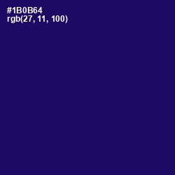 #1B0B64 - Arapawa Color Image