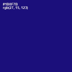 #1B0F7B - Deep Koamaru Color Image
