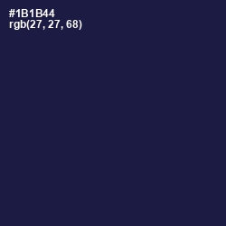 #1B1B44 - Bunting Color Image
