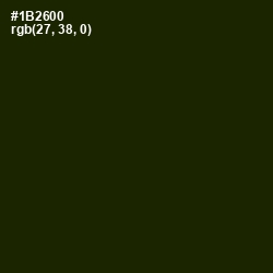 #1B2600 - Deep Forest Green Color Image