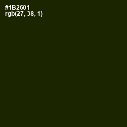 #1B2601 - Deep Forest Green Color Image