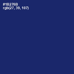 #1B276B - Biscay Color Image