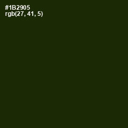 #1B2905 - Deep Forest Green Color Image