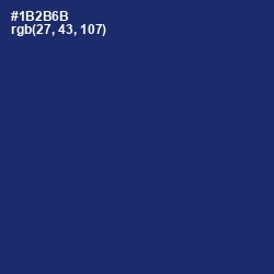 #1B2B6B - Biscay Color Image