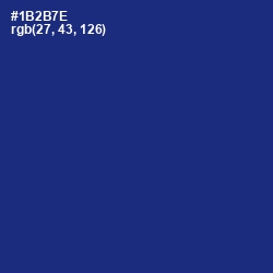 #1B2B7E - Catalina Blue Color Image