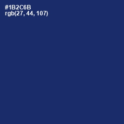 #1B2C6B - Biscay Color Image