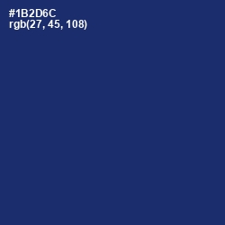#1B2D6C - Biscay Color Image