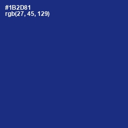 #1B2D81 - Resolution Blue Color Image