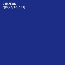 #1B2D86 - Torea Bay Color Image