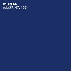 #1B2F66 - Biscay Color Image