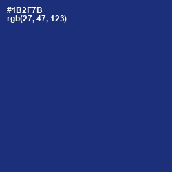 #1B2F7B - Catalina Blue Color Image