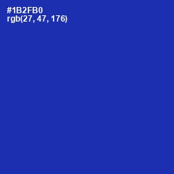 #1B2FB0 - Persian Blue Color Image