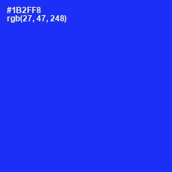 #1B2FF8 - Blue Color Image