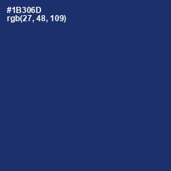 #1B306D - Biscay Color Image