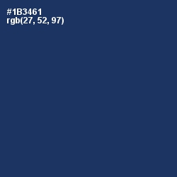 #1B3461 - Biscay Color Image