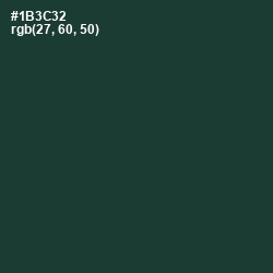 #1B3C32 - Gable Green Color Image