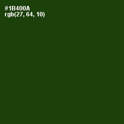 #1B400A - Dark Fern Color Image