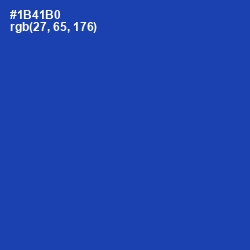 #1B41B0 - Tory Blue Color Image