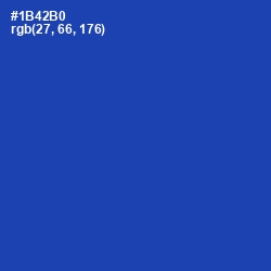 #1B42B0 - Tory Blue Color Image