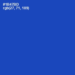 #1B47BD - Tory Blue Color Image