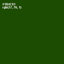 #1B4C01 - Dark Fern Color Image