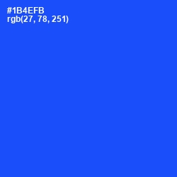 #1B4EFB - Blue Ribbon Color Image