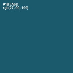 #1B5A6D - Blumine Color Image