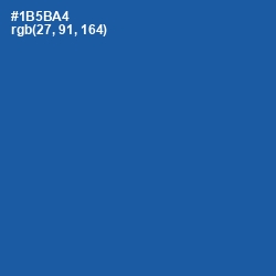 #1B5BA4 - Fun Blue Color Image