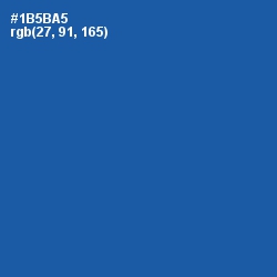 #1B5BA5 - Fun Blue Color Image