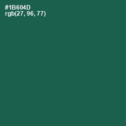 #1B604D - Green Pea Color Image