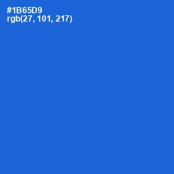 #1B65D9 - Science Blue Color Image