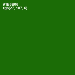 #1B6B06 - Japanese Laurel Color Image