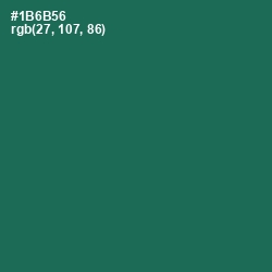 #1B6B56 - Watercourse Color Image