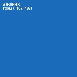 #1B6BBB - Denim Color Image