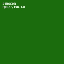 #1B6C0D - Japanese Laurel Color Image