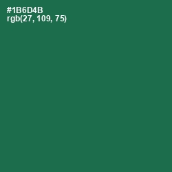 #1B6D4B - Jewel Color Image