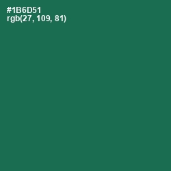 #1B6D51 - Green Pea Color Image