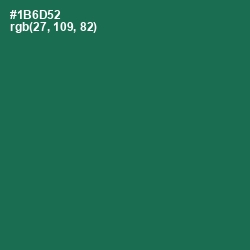 #1B6D52 - Green Pea Color Image