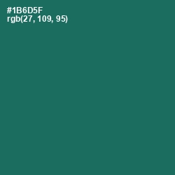 #1B6D5F - Watercourse Color Image