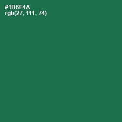 #1B6F4A - Jewel Color Image