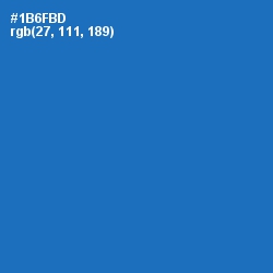 #1B6FBD - Denim Color Image