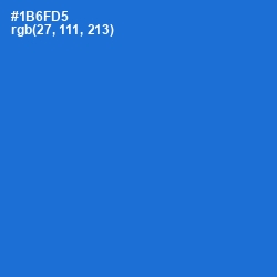 #1B6FD5 - Science Blue Color Image